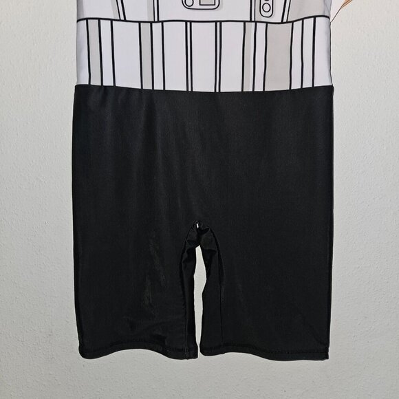 NEW Star Wars Stormtrooper Adaptive Swimsuit Rashguard UPF 50+ Disney Youth XL - Picture 3 of 11